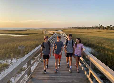Huntington Beach State Park Marsh Trail